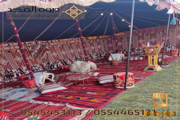 خيام شعبية استئجار طاولة طعام